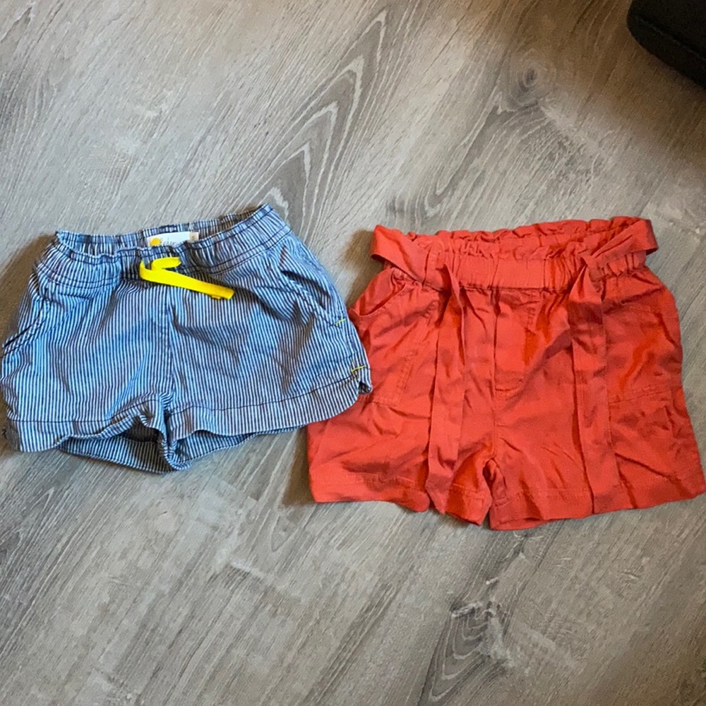 Mini Boden TWO pairs of girls shorts, size 7!